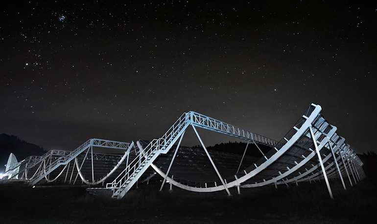 The Okanagan-based CHIME radio telescope detected a fast radio burst from within the Milky Way in April 2020. 