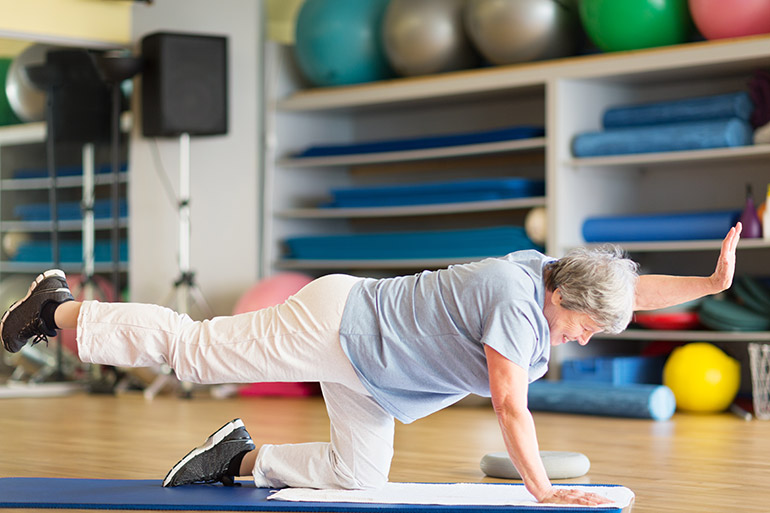 Collective evidence suggests exercise can reduce fall rates in older adults by 21 per cent.